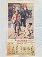 Remington Arms Reproduction Calendar 1922