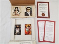 Hamilton Collect Gone w/ the Wind Porcelain Cards