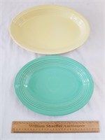 Fiestaware Platters 2pcs 1 Lot