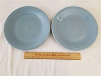 Fiestaware 10 & 1/2" Plates 2pcs 1 Lot