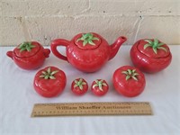Tomato Tea Set & S&P Shakers Pantry Parade