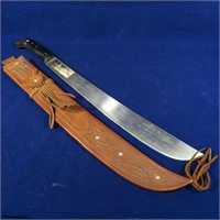 Corneta Machete No.127 w/ Tooled Leather Sheath