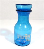 Blue Bio-Vec Glass Jar Maed in Belgium