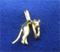 18K Cat Pendant-3.1 Grams