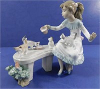 Lladro #6109 Kitten Tea Party