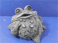 Ceramic Toad with Glass Eyes