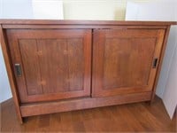 Mission Style Entertainment Credenza--3