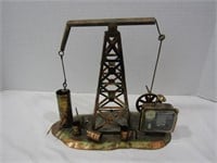 Handmade Copper Oil Well Music Box