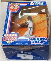 DAVID JUSTICE STARTING LINEUP IN PACKAGE WILL SHIP