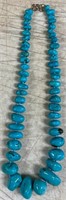 BLUE TURQUOISE NECKLACE WILL SHIP