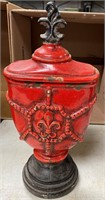 13" RED VASE FROM KOHL'S YES WE WILL SHIP