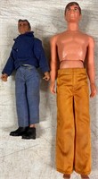 2 VINTAGE DOLLS / ONE IS THE FONZ  WILL SHIP