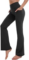 Black Bootcut Yoga Pants for Women SIZE XL High