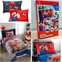 New Nintendo Super Mario Odyssey Kids Bedding Soft