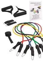 opened Resistance Band Exercise Bands Rubber