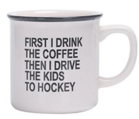 .NEW - Canadiana winter sports mug, 3 pcs