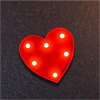 NEW & SEALED LED heart  Lights Light Up heart ?
