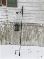 Metal Hook w/ Bird Feeder