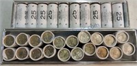 30 BU rolls of 25 - 2005-D Buffalo nickels