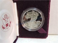 1986-S Silver Eagle proof