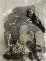 Bag of 250 Liberty nickels