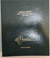 Lincoln cent album, 1909-2007 with mostly high