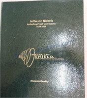 Jefferson nickel album 1938-2001, mostly BU and