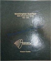 Washington quarter album 1932-1994, mostly BU,