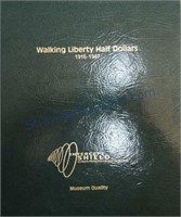Walking Liberty half album, most high grade,
