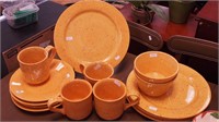 14 pieces of Pfaltzgraff pottery Nuance Of Gold