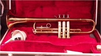 A Bundy cornet by H & A Selmer, Inc. designed