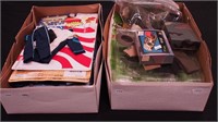Two boxes of 12" figurine military outfits