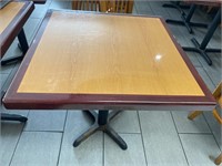 30" x 30" Wood Dining Table