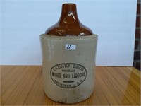 1 Gallon Red Wing brown top jug w/ Ladner Bros.