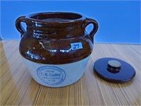 Red Wing bean pot w/ L H Cooley, Lake Benton, MN