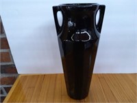 12" Red Wing black vase # 154 bottom mark