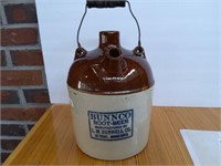 1 Gallon monkey jug, Bunnco Root Beer, L M