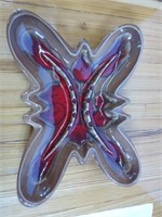 Red Wing butterfly ash tray, #831
