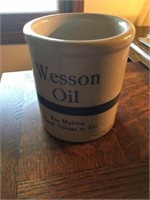 Wesson oil beater jar, base chips, Item will be