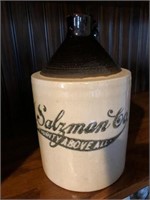 Half gallon cone top jug, M Salzman Co. Purity