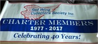 2017 Charter member banner, 2' x 5',