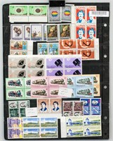 Sixty-four Assorted Canadian & New Zealand Stamps