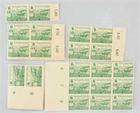 6 Bodenreform Provinz Sachsen Stamps