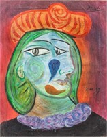 Pablo Picasso Spanish Oil on Canvas 2.4.39