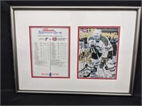 1996 Framed Les Canadiens Signatures And Lineup