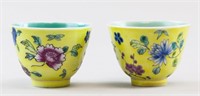 Pair of Porcelain Cups