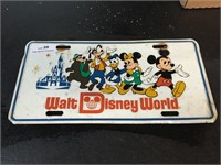 Vintage Metal Walt Disney World License Plate