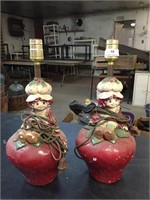 Vintage Strawberry Shortcake Lamps