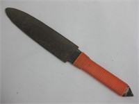 16" Hand Crafted Knife W/Sheath