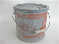 Vtg Old Pal Galvanized Floating Minnow Bucket